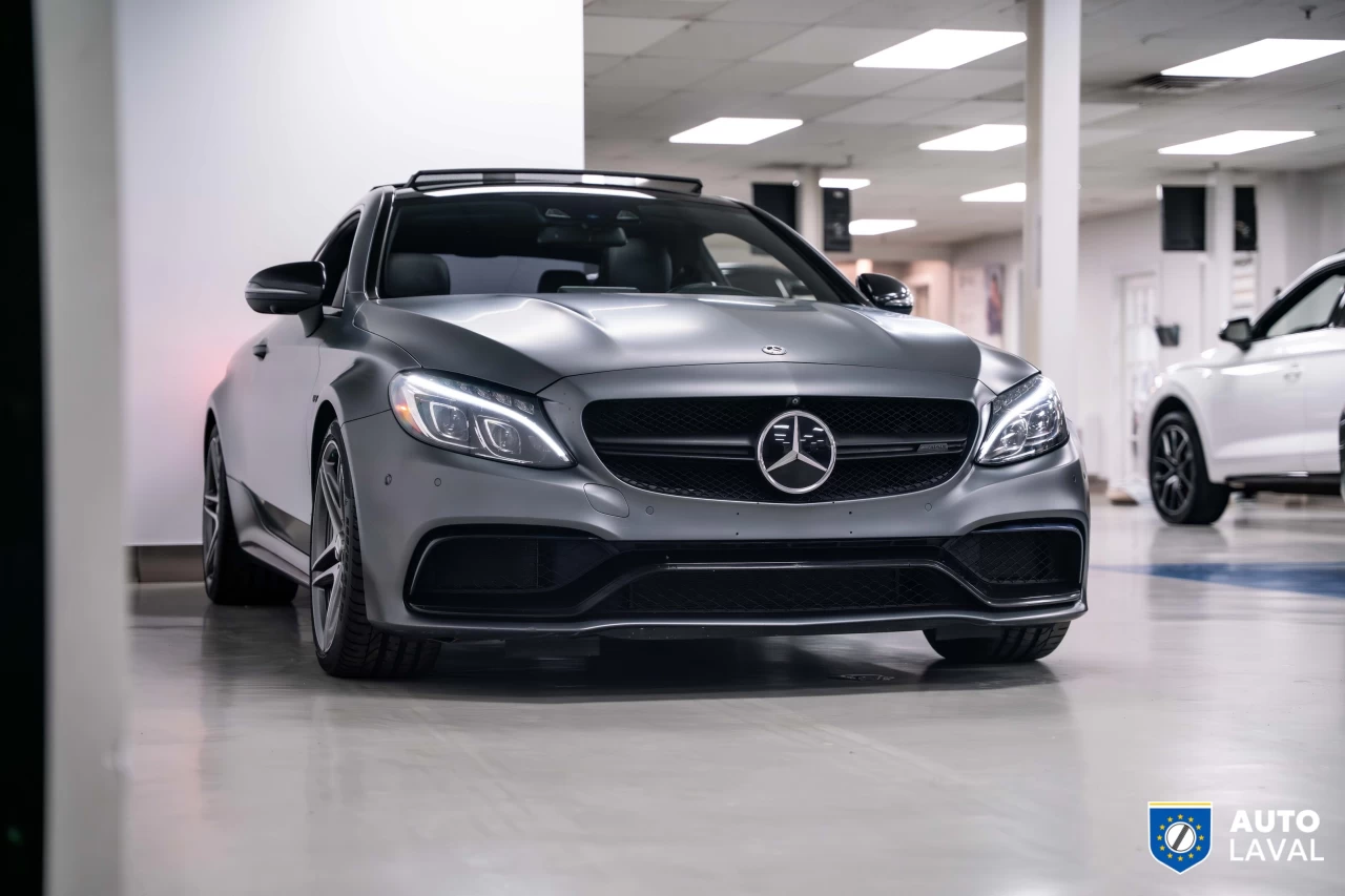 2018 Mercedes-Benz C-Class AMG C 63 S Coupe Designo Selenite Grey Image principale