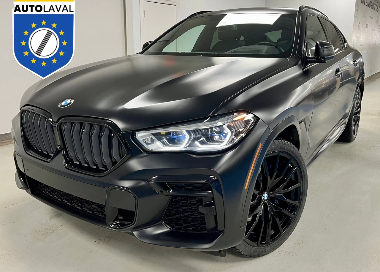 2023 BMW X6 SOLD MSPORT-FROZEN BLACK METALLIC-SKY LOUNGE Image principale
